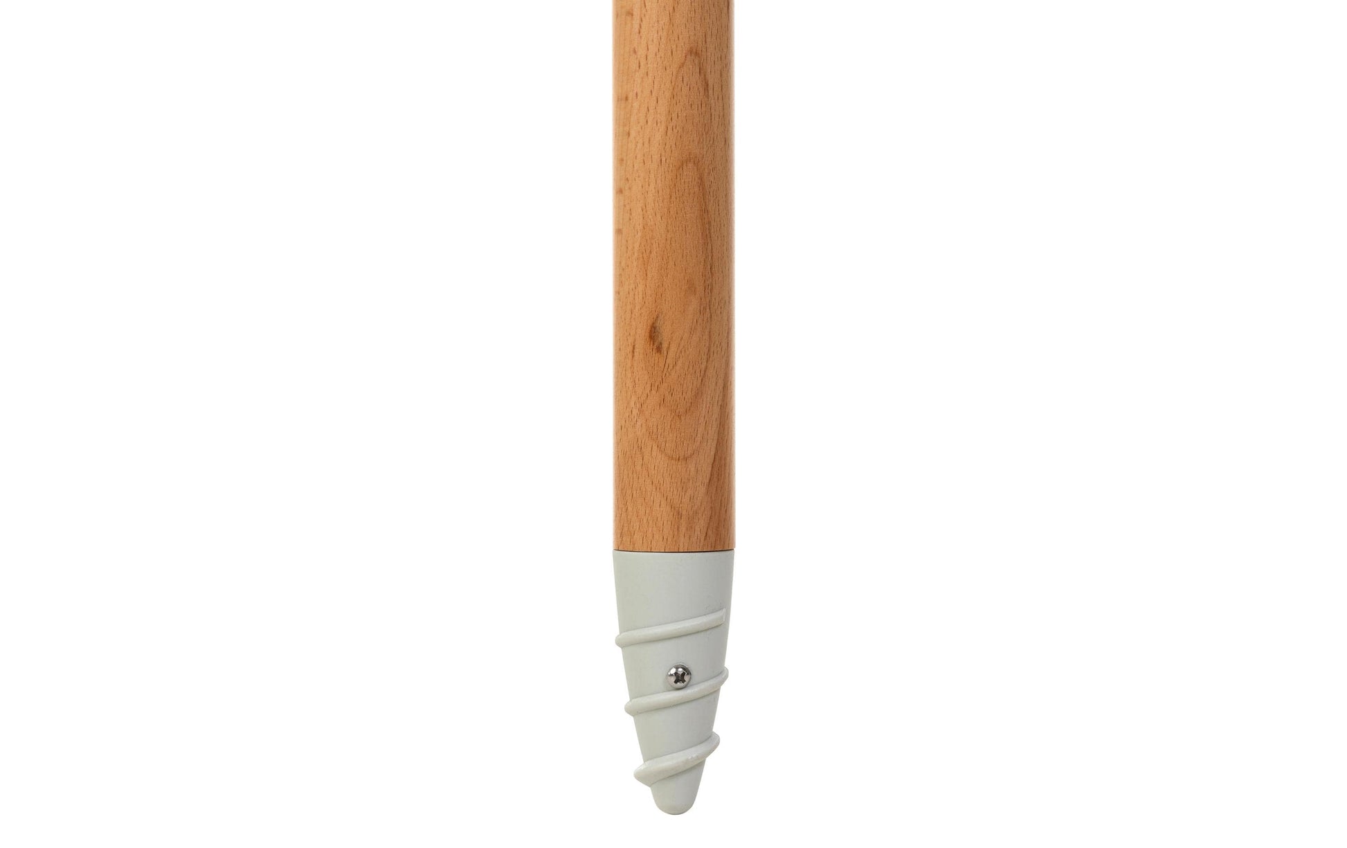 KOOR Strandschirm – rund Ø 150 cm, 180 cm hoch, Polyester, Holzstange, beige, für Aussenbereich