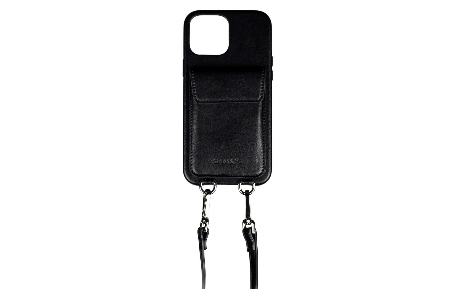 Urbany's Handekette+ Night Owl – Lederhülle, iPhone 14 kompatibel
