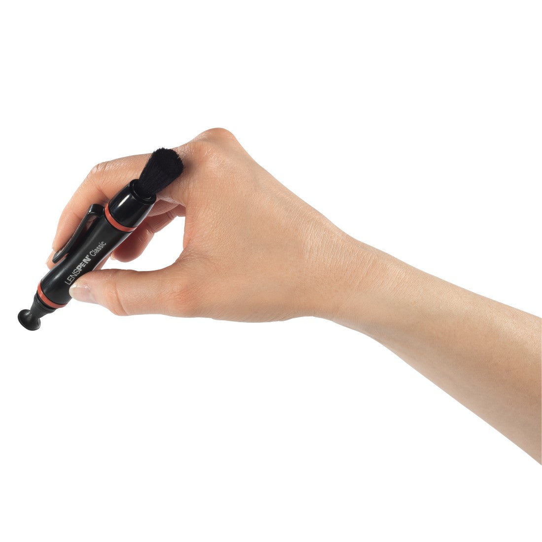 Hama Optic Dry Reinigungsset – Blasepinsel, Lenspen, Reinigungstuch – für Digitalkamera – 4er-Pack