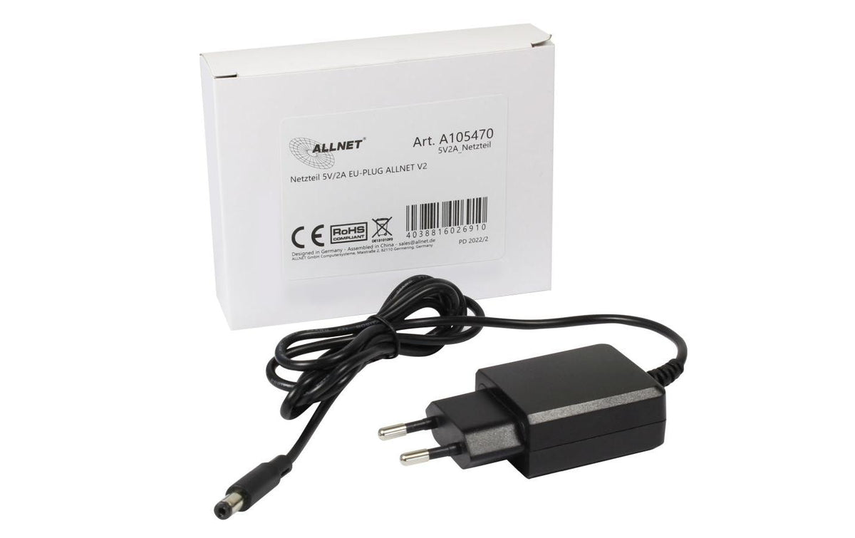 Fanvil Netzteil 10 W (5 V/2 A) – für Fanvil Tischtelefone – schwarz