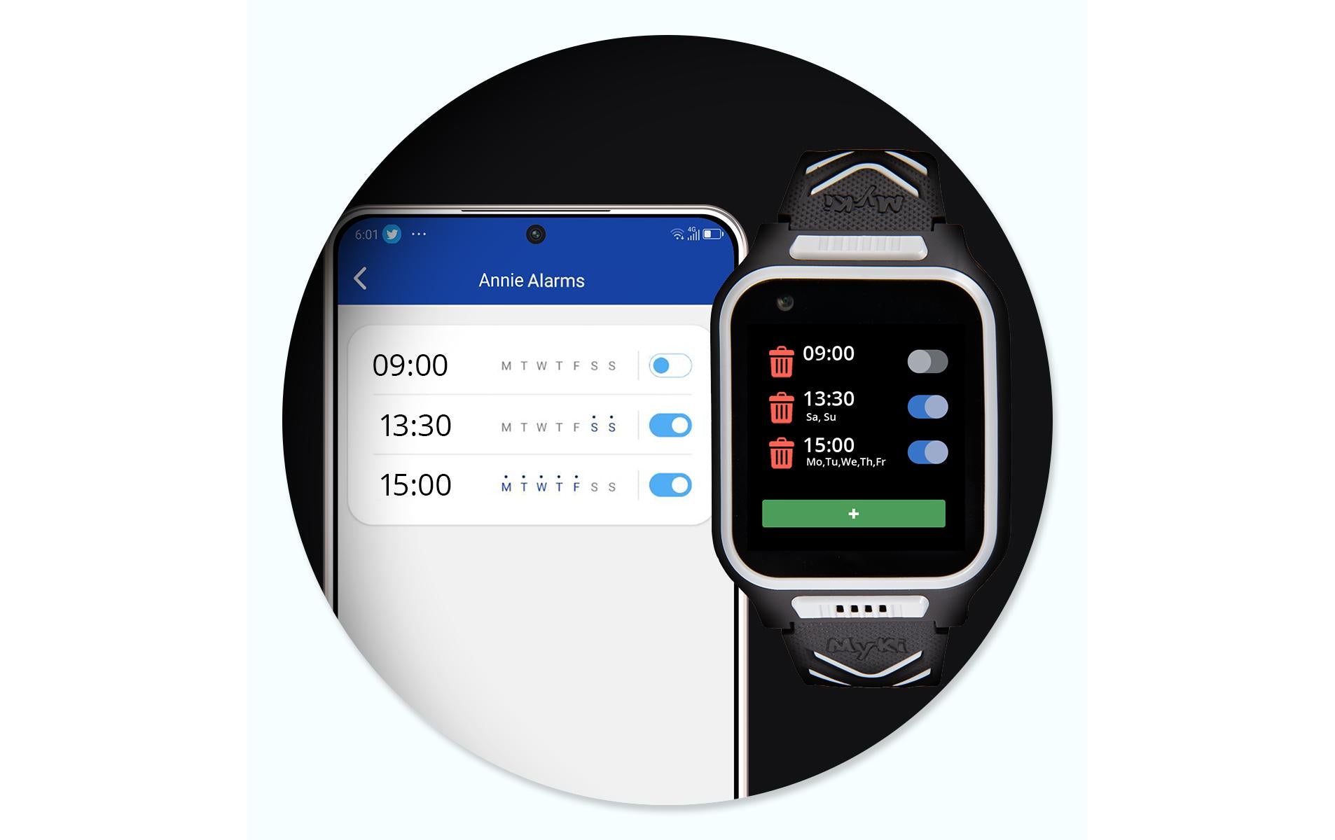 MyKi 4 – Kinder-Smartwatch – 41 mm, LTE + GPS, 1,4", IP67, Pink
