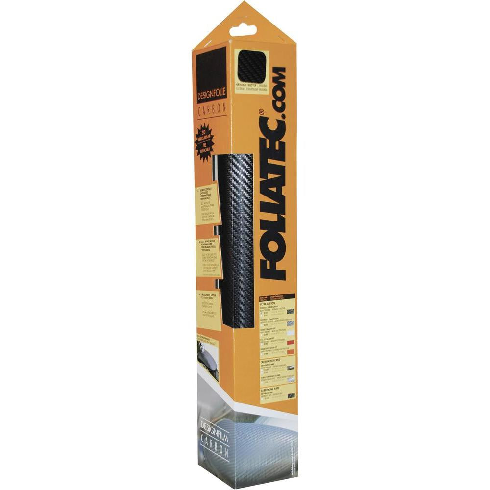 FOLIATEC Klebefolie 3160 Ultra Carbon strukturiert Schwarz