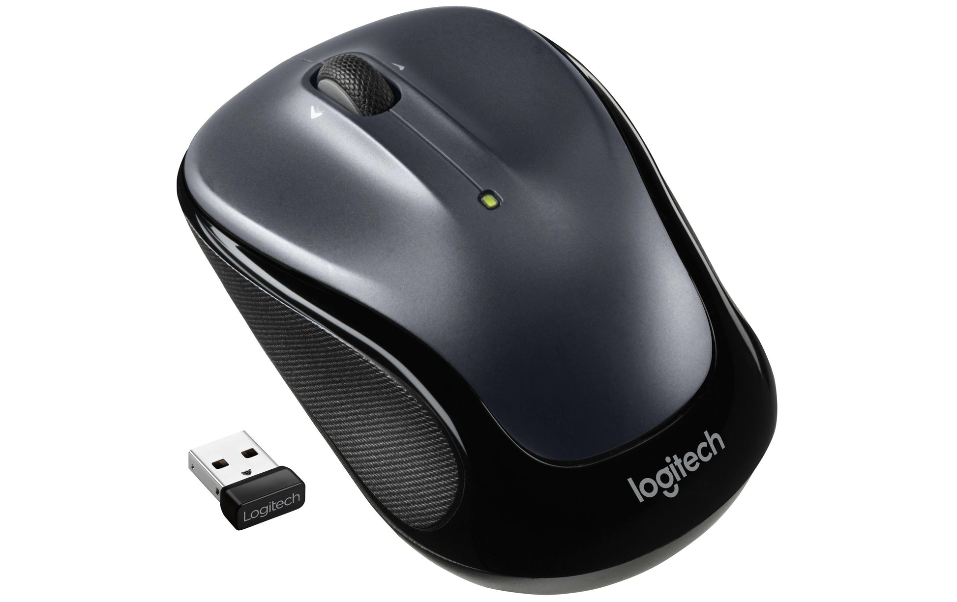 Logitech M325s – Maus – Kabellos (2,4 GHz), beidhändig, Schwarz