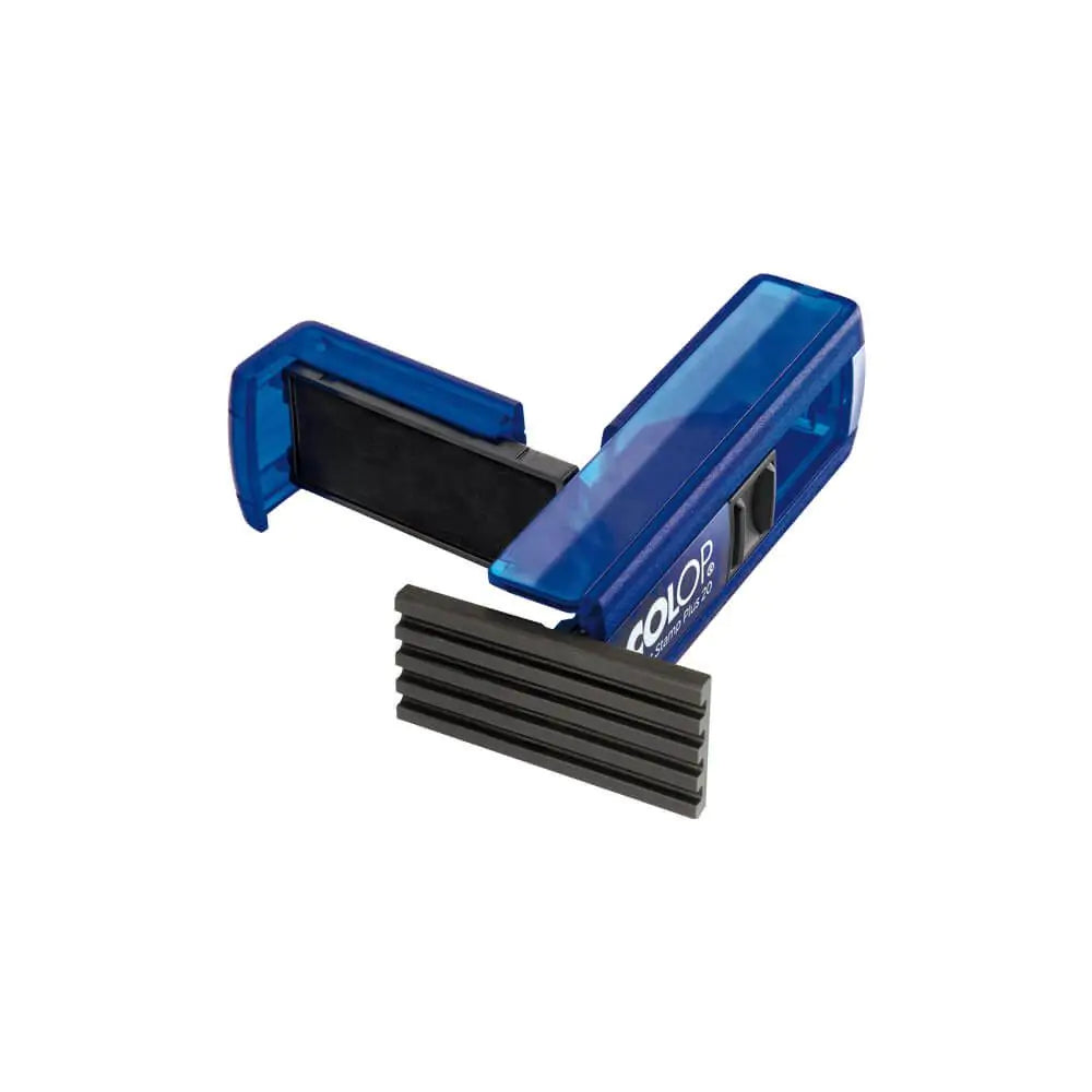 Colop Pocket Stamp Plus 20 – Selbstfärbender Textstempel zum Selbersetzen – Abdruck 14 × 38 mm