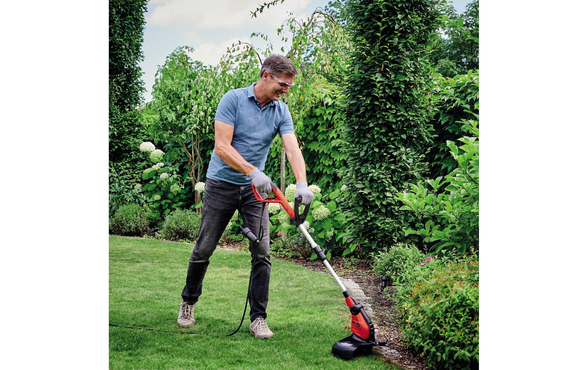 Einhell GC-ET 4530 Rasentrimmer – Netzbetrieb – Schnittbreite 300 mm – Faden