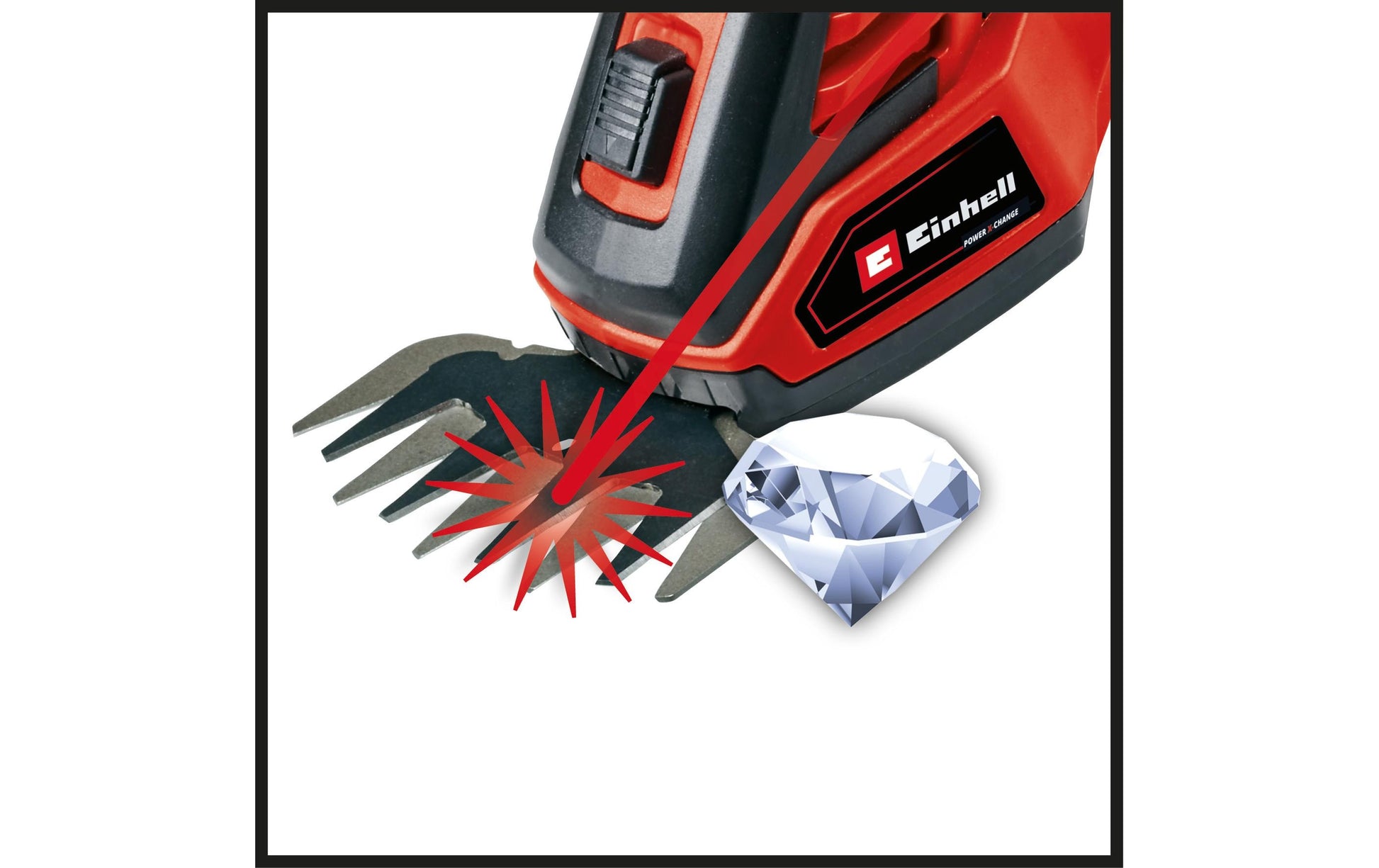 Einhell GE-CG 18/100 Akku-Grasschere – 18 V – Schnittbreite 100 mm – Solo