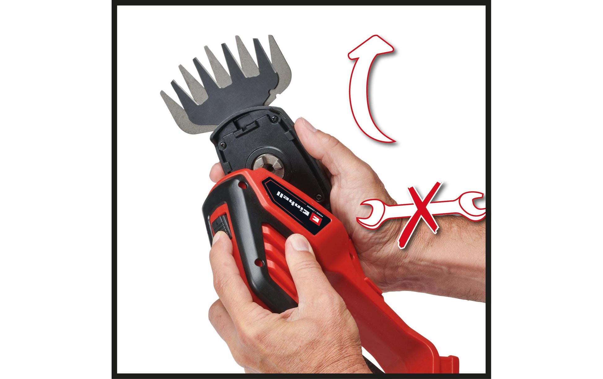 Einhell GE-CG 18/100 Akku-Grasschere – 18 V – Schnittbreite 100 mm – Solo
