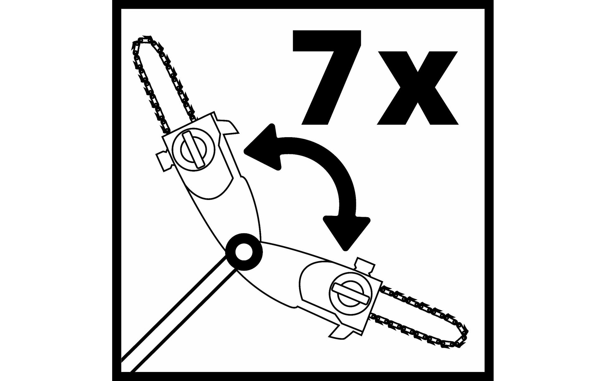 Einhell GE-HH 18 Li T Akku-Hochentaster – 18 V – Schwertlänge 200 mm – inkl. Akku & Ladegerät – Power X-Change