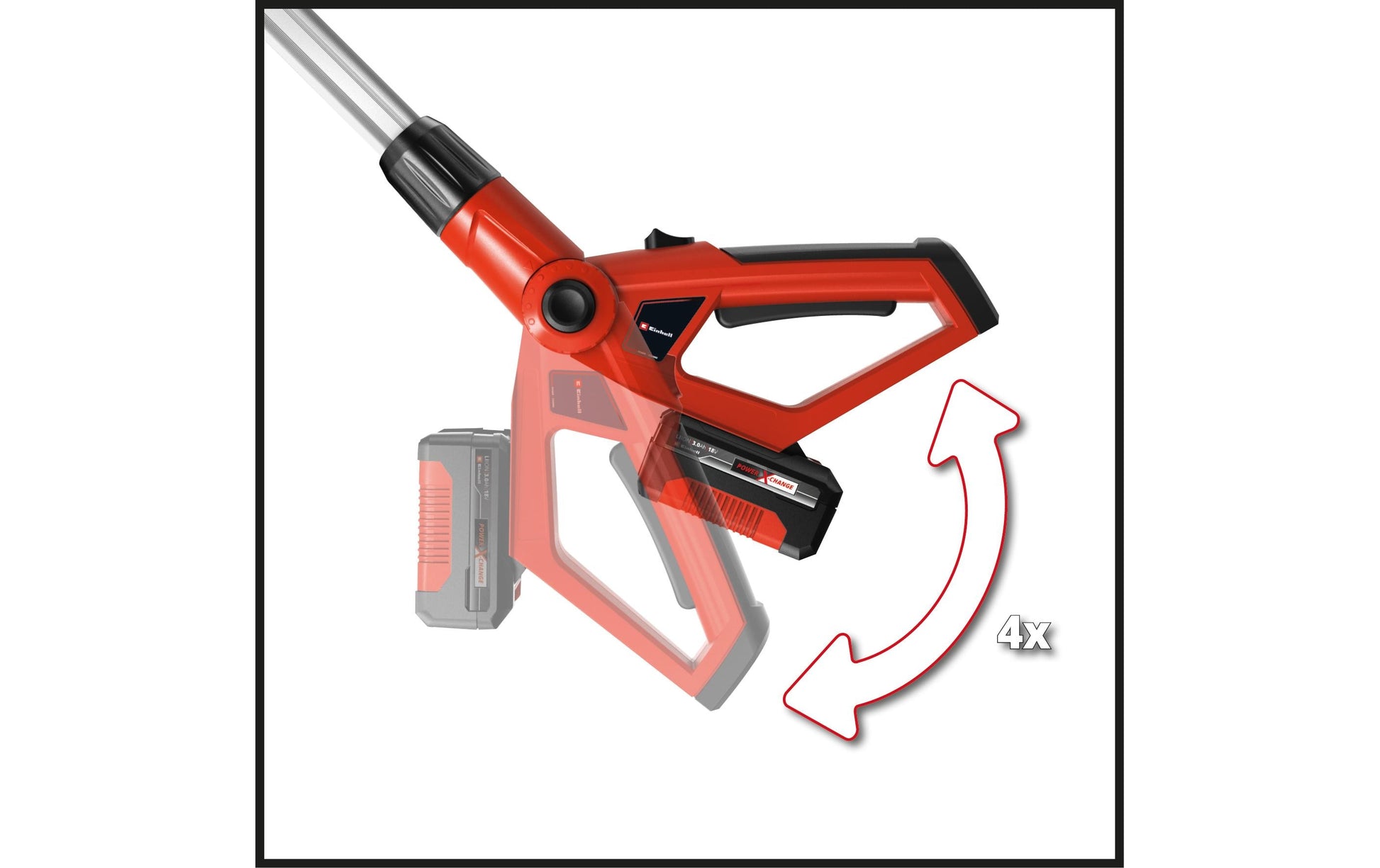 Einhell GE-LC18Li T Akku-Hochentaster – 18 V – Schwertlänge 200 mm – Solo – Power X-Change