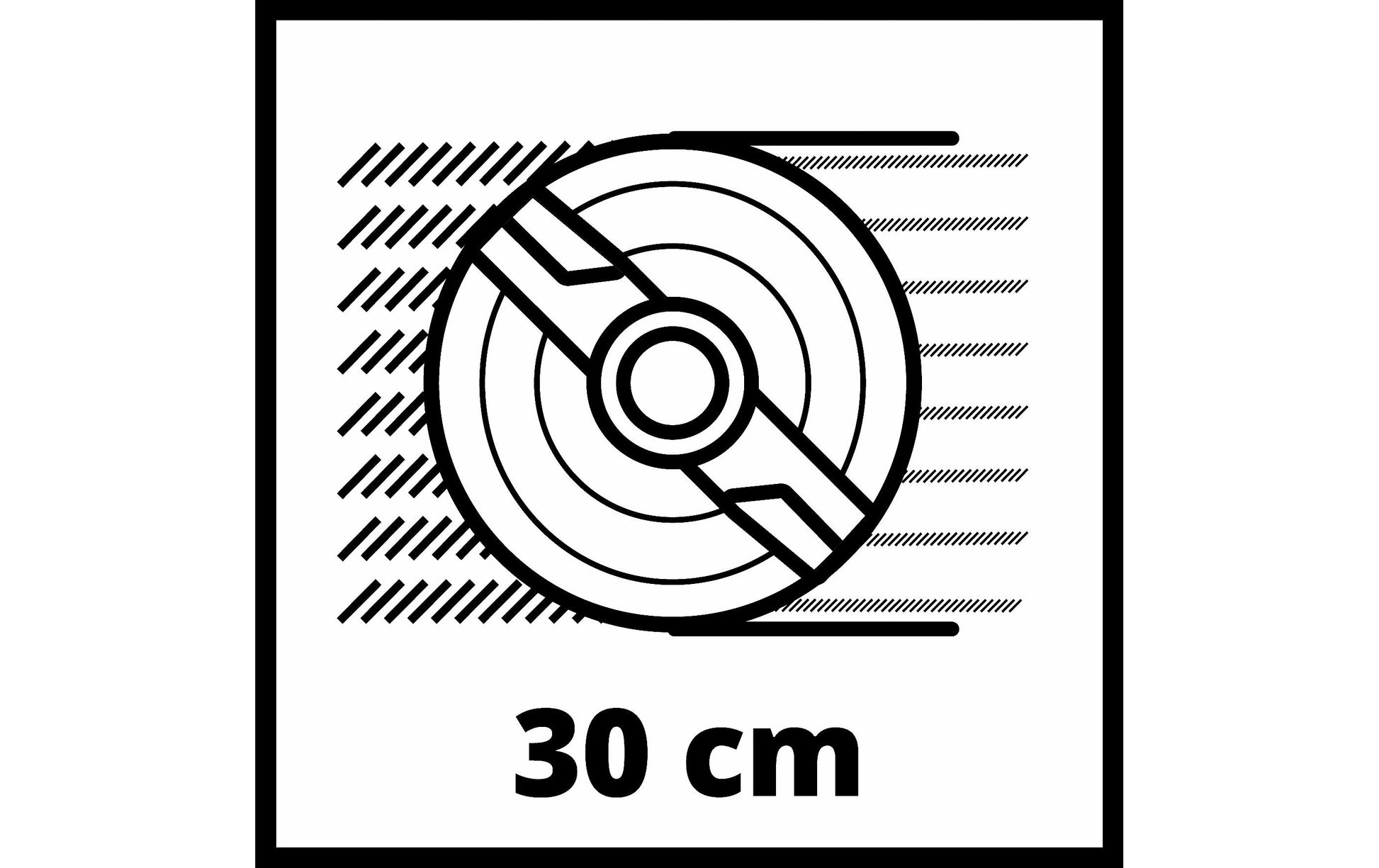 Einhell GE-CM 18/30 Li-Solo Akku-Rasenmäher – Schnittbreite 30 cm – Fangkorb 25 l – Power X-Change