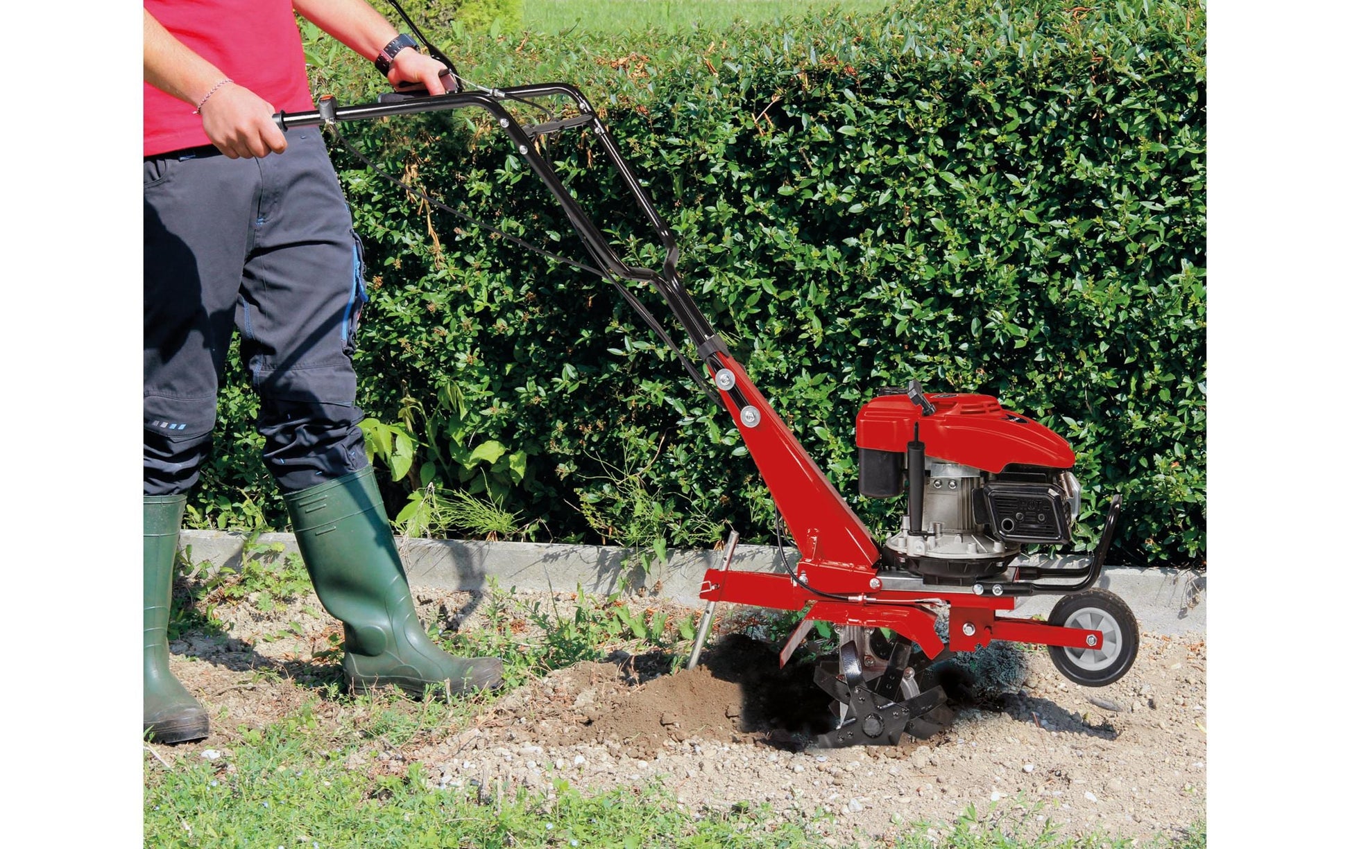 Einhell Benzin-Bodenhacke GC-MT 2236 – Arbeitsbreite 36 cm, Betriebsart Benzin