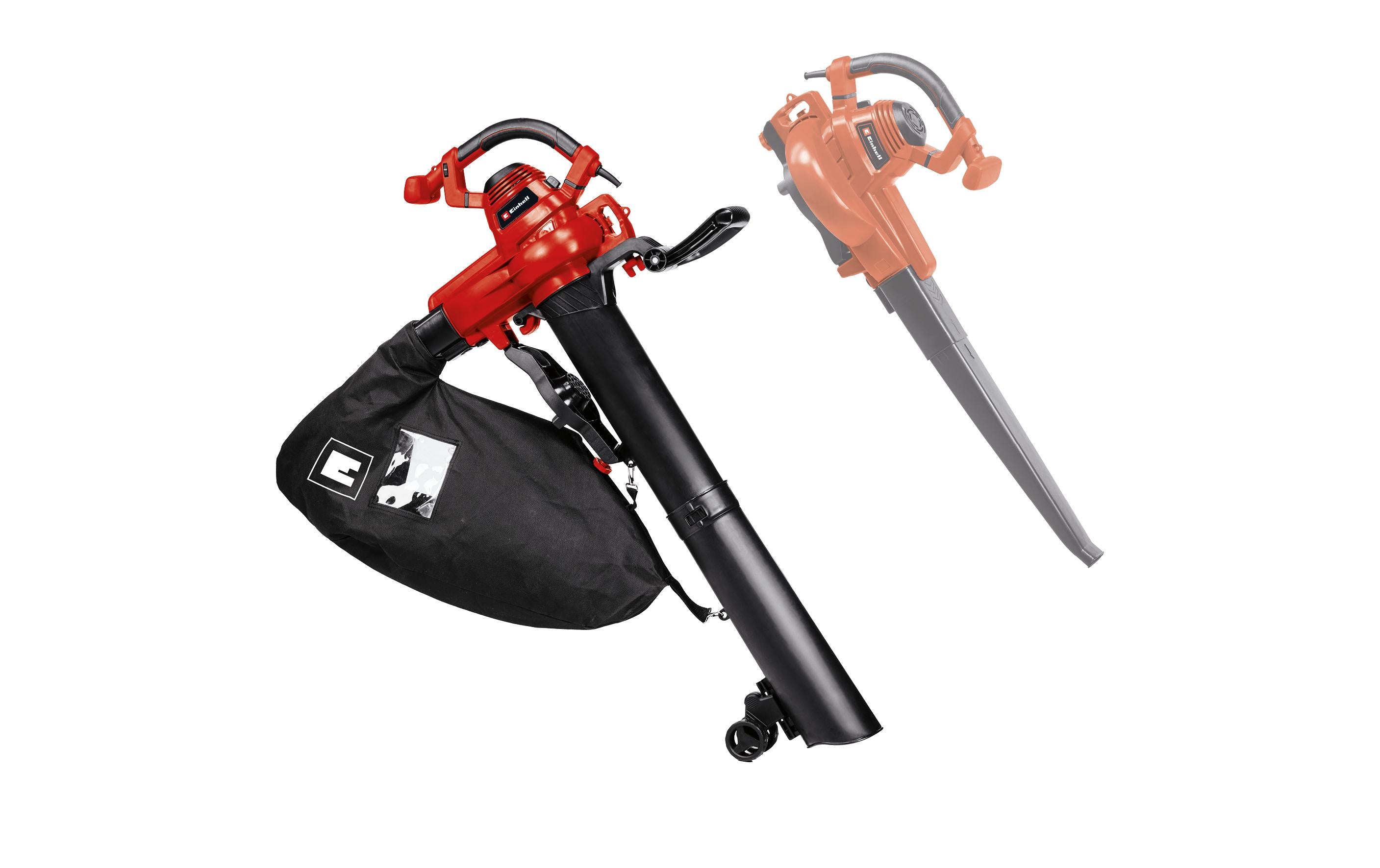 Einhell GC-EL 2300 Laubsauger – 2300 W – Max. Saugleistung 840 m³/h – Häckselfunktion 15:1 – inkl. Fangsack