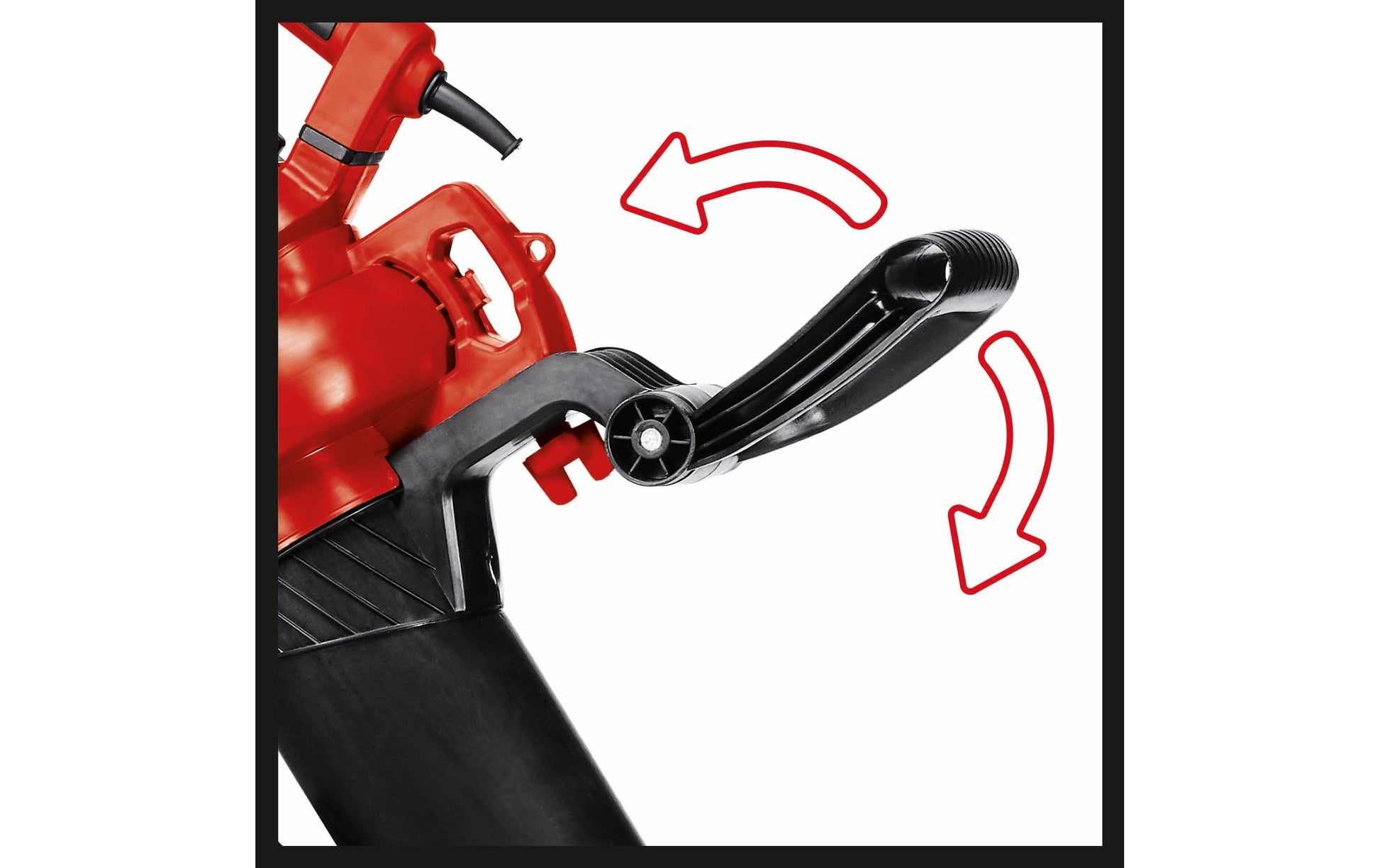 Einhell GC-EL 2300 Laubsauger – 2300 W – Max. Saugleistung 840 m³/h – Häckselfunktion 15:1 – inkl. Fangsack