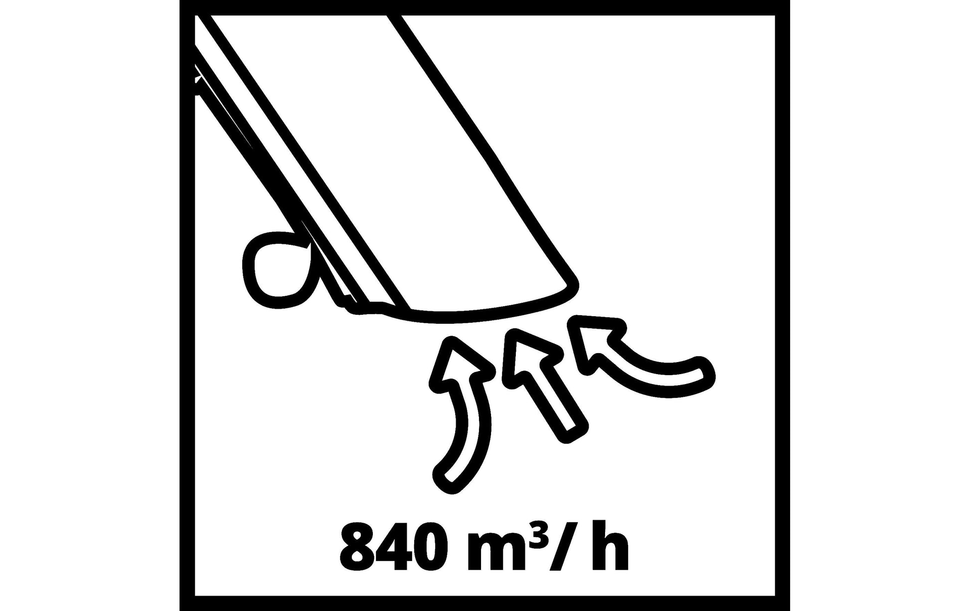 Einhell GC-EL 2300 Laubsauger – 2300 W – Max. Saugleistung 840 m³/h – Häckselfunktion 15:1 – inkl. Fangsack