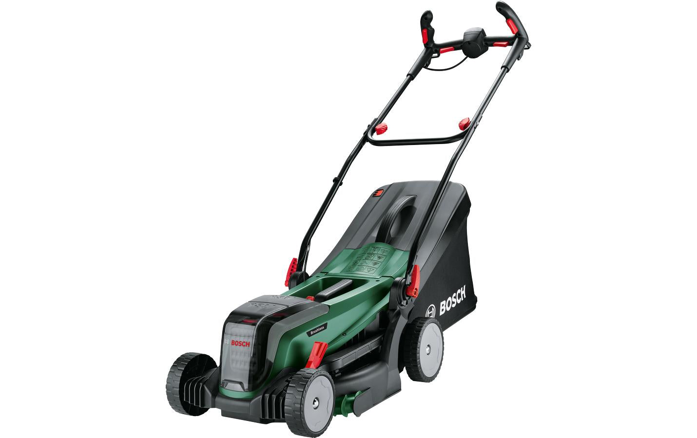 Bosch UniversalRotak Rasenmäher, bürstenlos – 36 V (2×18 V) – Schnittbreite 37 cm – 40 l – Solo – POWER FOR ALL