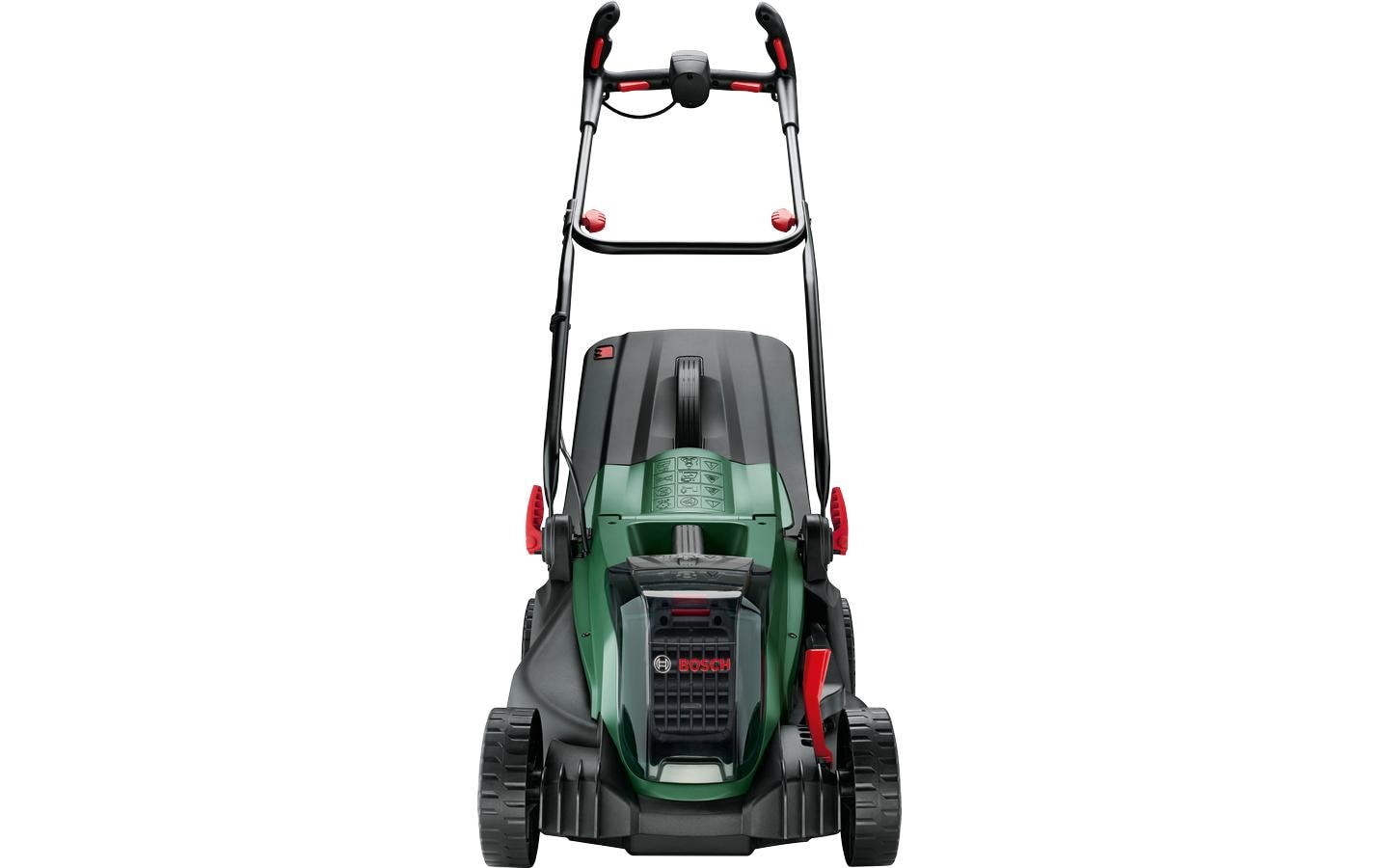 Bosch UniversalRotak Rasenmäher, bürstenlos – 36 V (2×18 V) – Schnittbreite 37 cm – 40 l – Solo – POWER FOR ALL