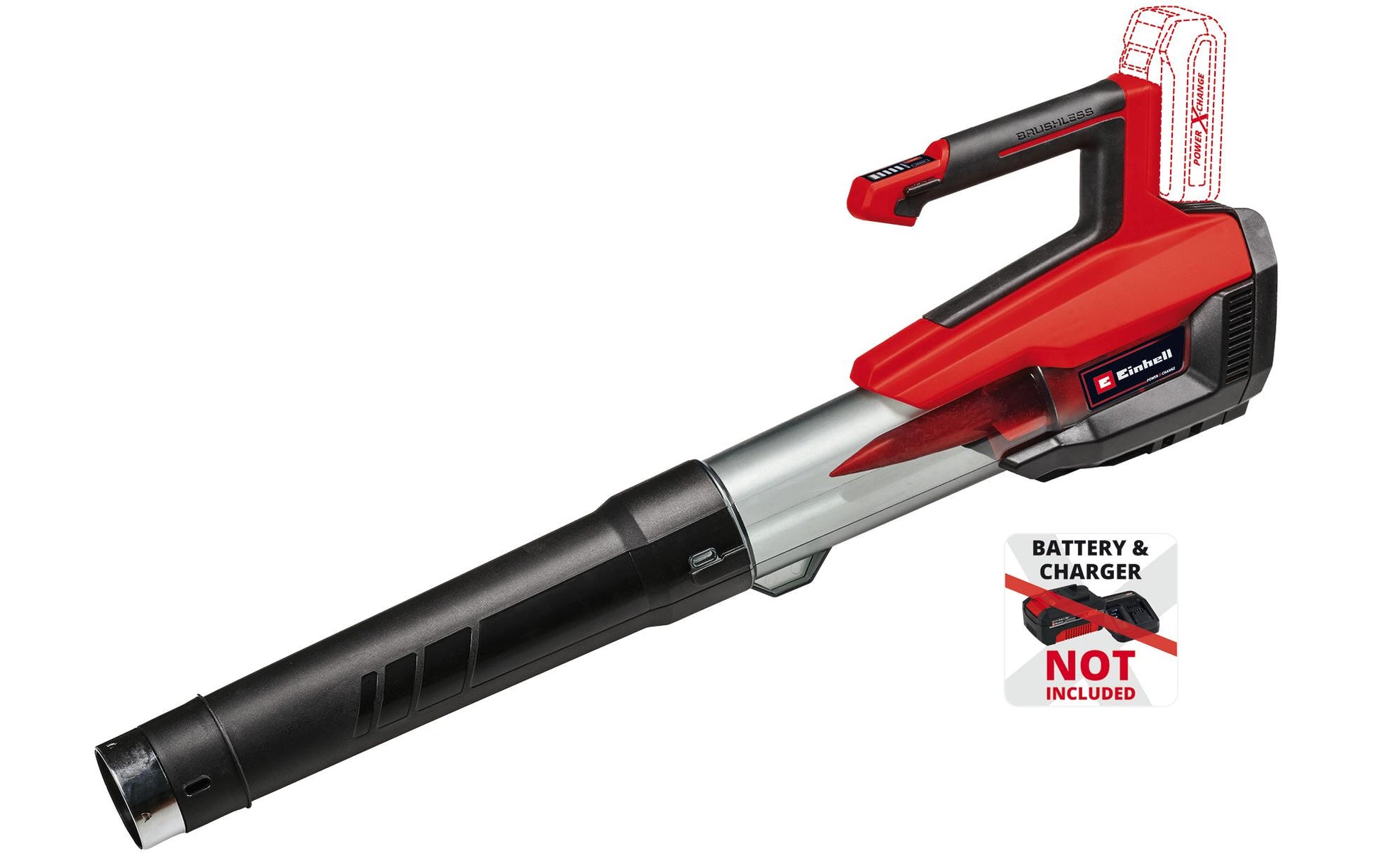Einhell professional Einhell GP-LB 18/200 Akku-Laubbläser – 18 V – Luftstrom 200 km/h – Solo – Power X-Change