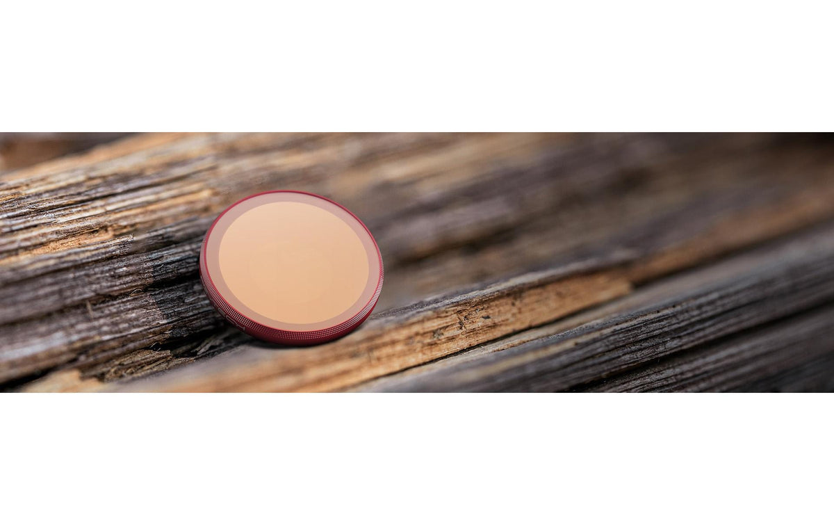 PGYTECH P-32C-010 UV-Filter – Aluminium, Glas, doppelseitige Beschichtung – für OSMO ACTION 3 – Rot