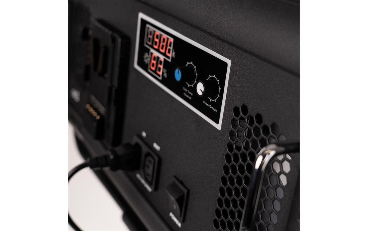 Dörr DLP-70W KIT Bi-Color Flächenleuchte – 70 W, 3200–5500 K, 3300 lx – Akku, Schwarz – 2er-Pack
