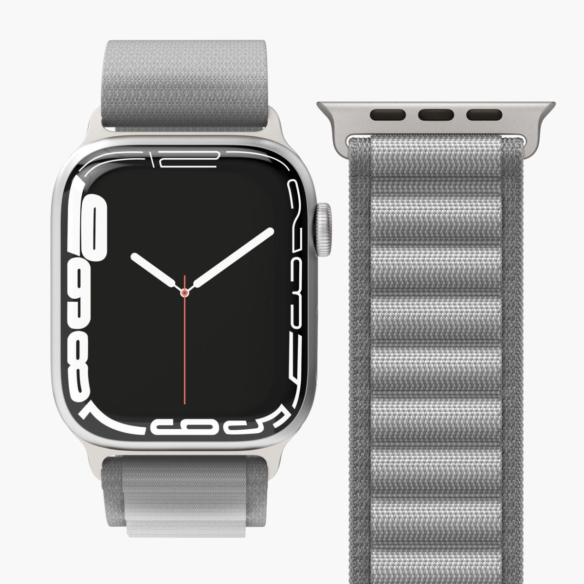 Vonmählen Action Loop Case 1 – Hellgrau, für Apple Watch 38 mm, 40 mm, 41 mm
