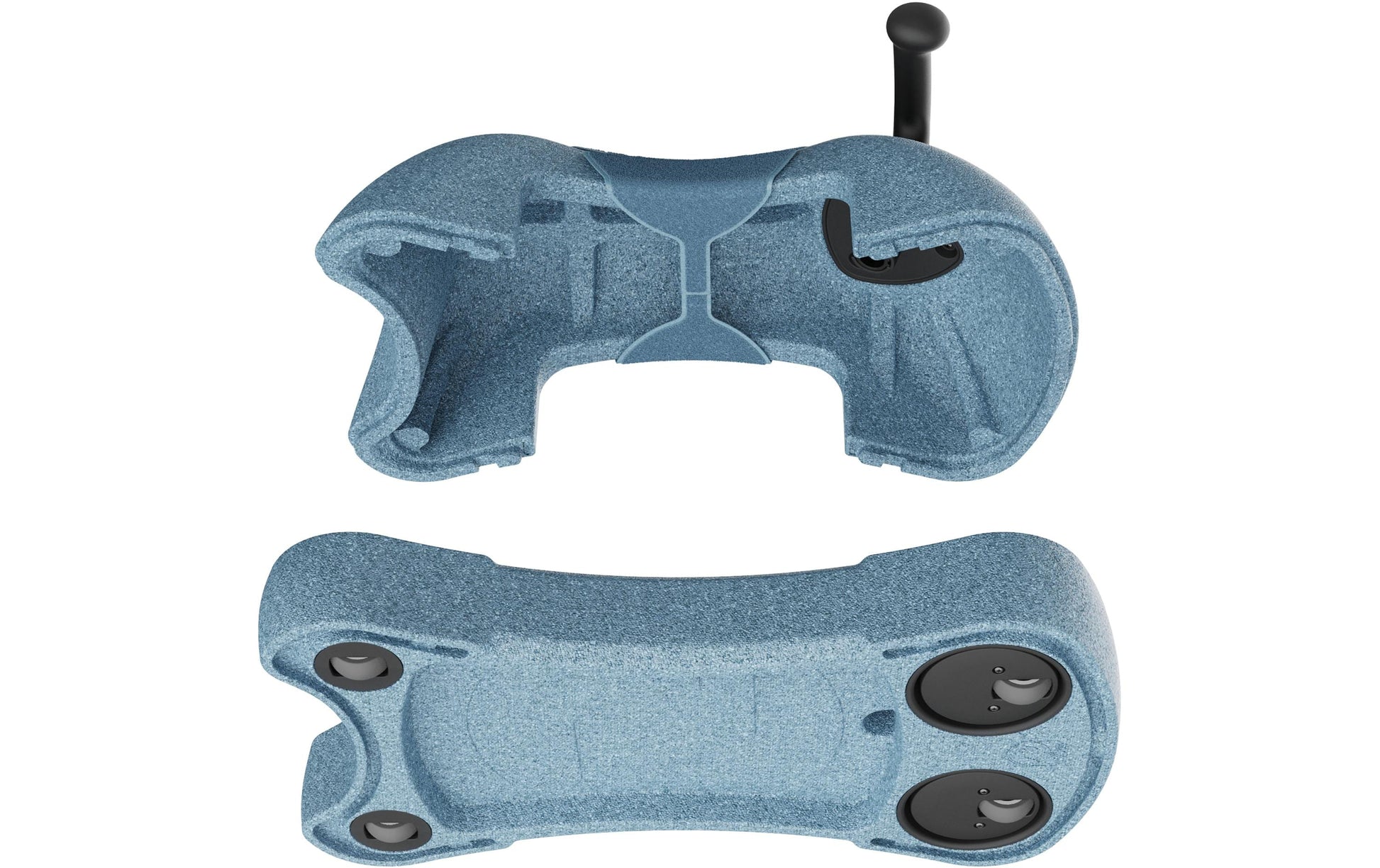 Scoot & Ride Just 4 Motion Rutschfahrzeug – ab 6 Monaten – max. 20 kg, 4 Räder – blau, EPP