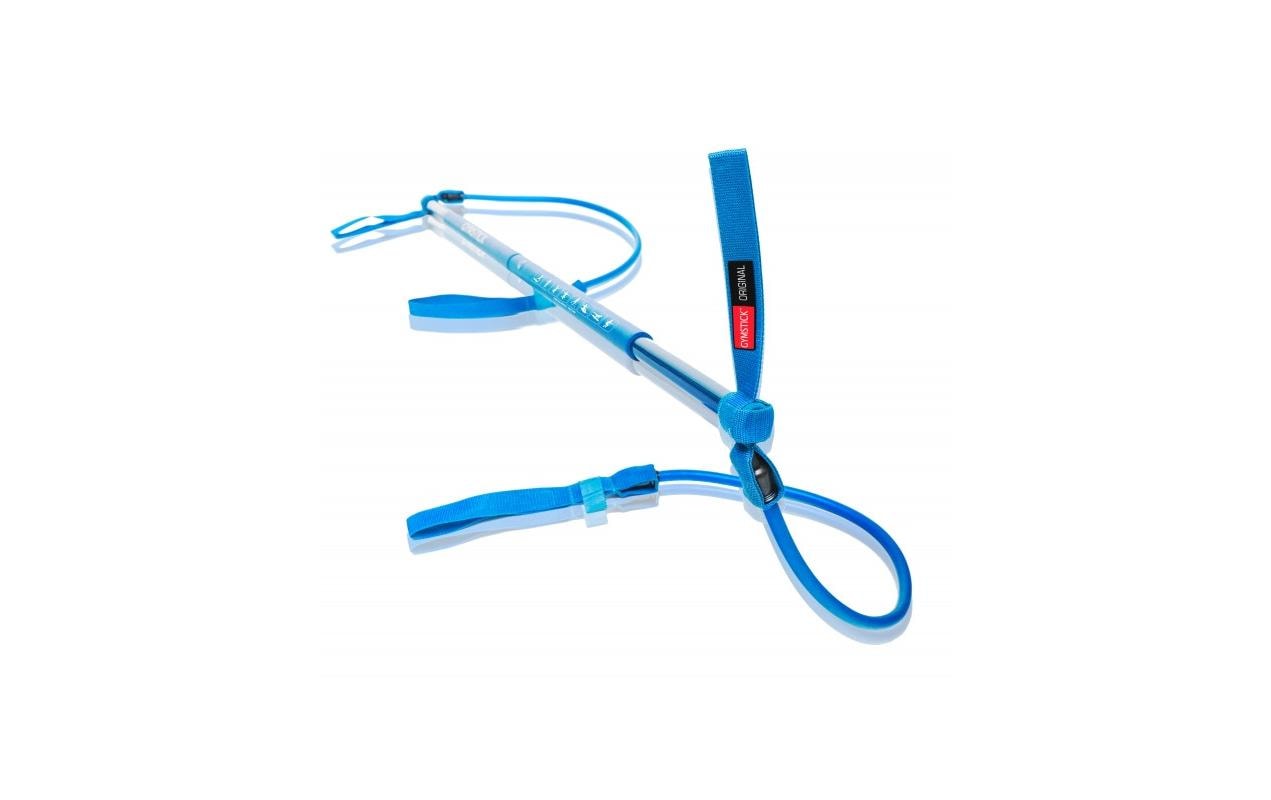 Gymstick Gummibänder – 30 × 1300 mm, blau, Polyurethan, Glasfaser, Nylon, Gummi, 530 g