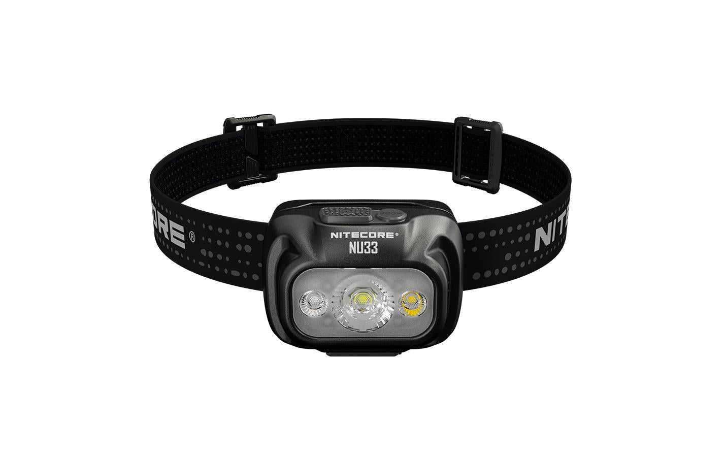 Nitecore Stirnlampe NU33 – 700 lm, 135 m, IPX6, Laufzeit 50 h, USB – Schwarz