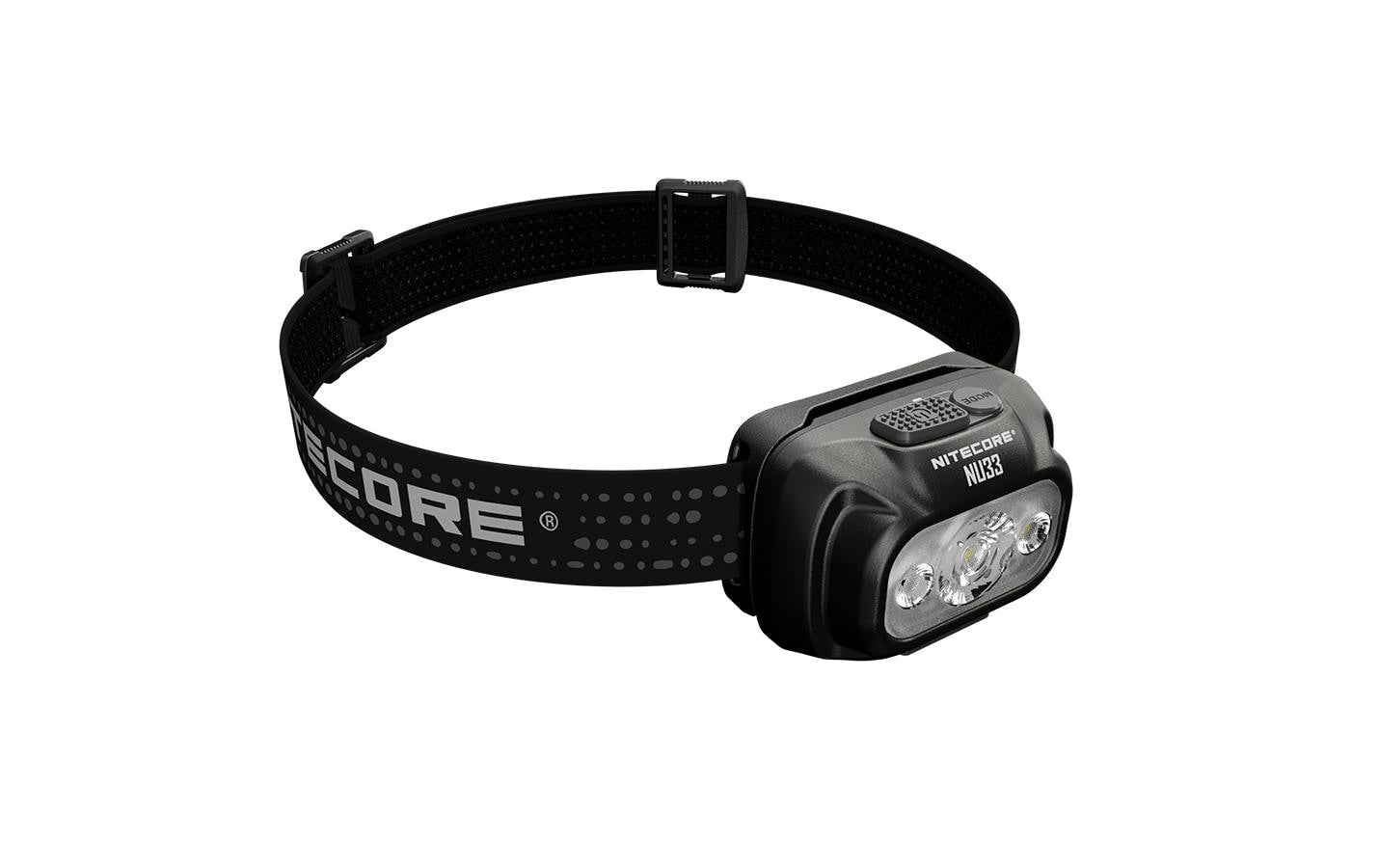 Nitecore Stirnlampe NU33 – 700 lm, 135 m, IPX6, Laufzeit 50 h, USB – Schwarz