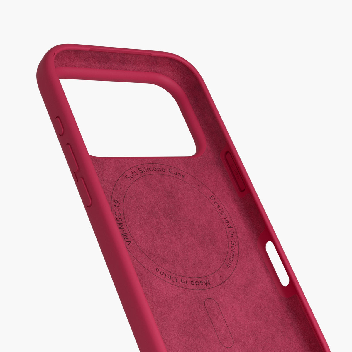 Vonmählen Backcover – für Apple iPhone 17 Pro – rot – Silikon – MagSafe-kompatibel