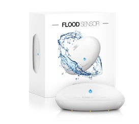 Danfoss FIBARO FGFS-101 – Wassermelder, Funk, CR123A, 50 m Reichweite