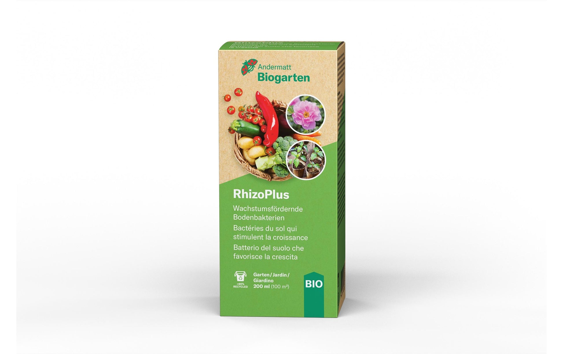 Andermatt Biogarten RhizoPlus Garten Holzwurmschutz – 200 ml – für Gemüse, Zimmerpflanzen, Kräuter