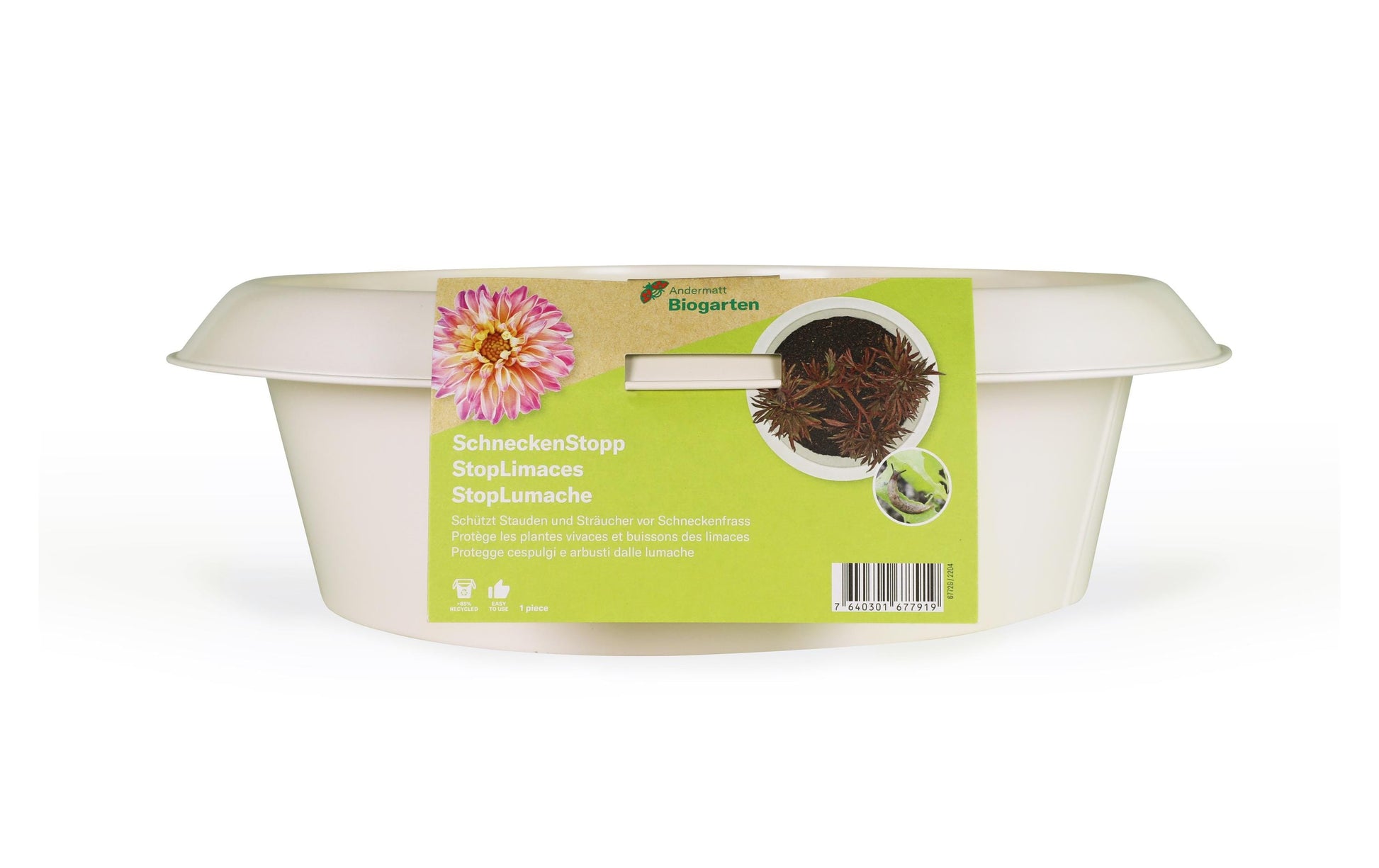 Andermatt Biogarten Insektenfalle – 28 × 13 cm – elfenbein – stahl – für Schnecken