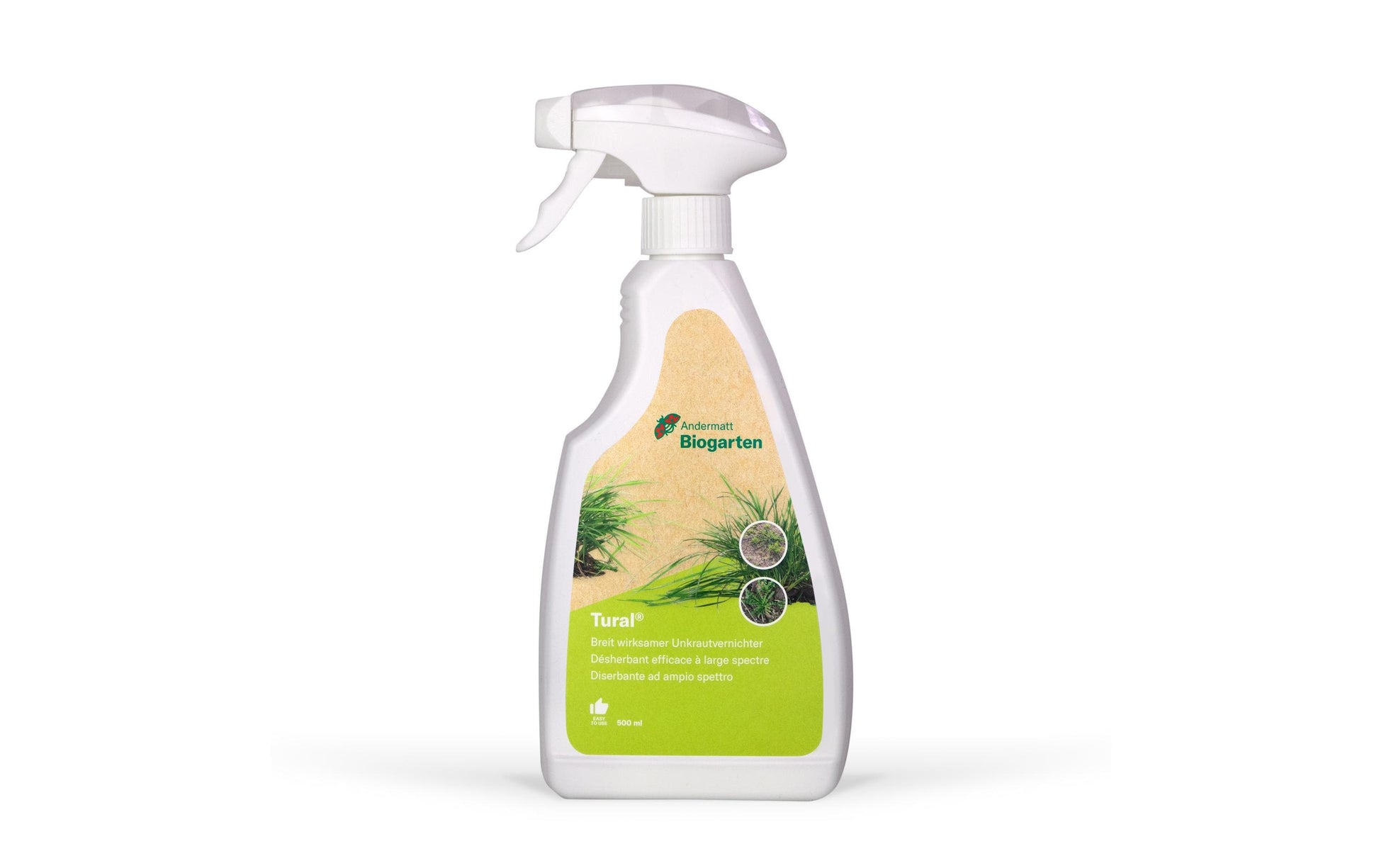 Andermatt Biogarten Unkrautvernichter – 500 ml – weiss – gebrauchsfertig – für Unkraut