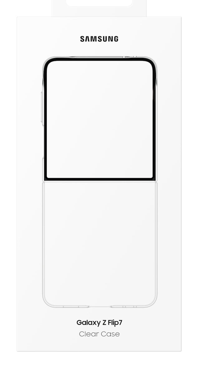 Samsung Backcover – für Samsung Galaxy Z Flip7 – transparent – Silikon