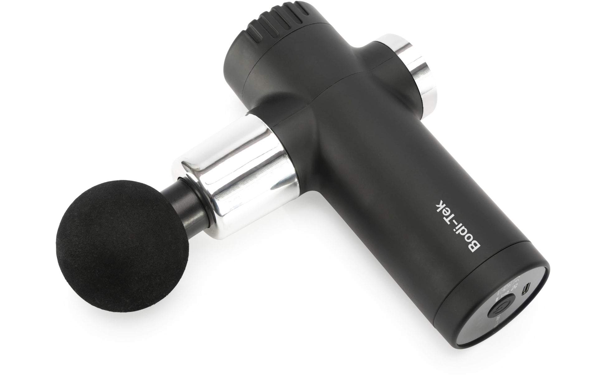 Bodi-Tek Massagepistole – schwarz, akkubetrieben, Vibrationsmassage, für Nacken