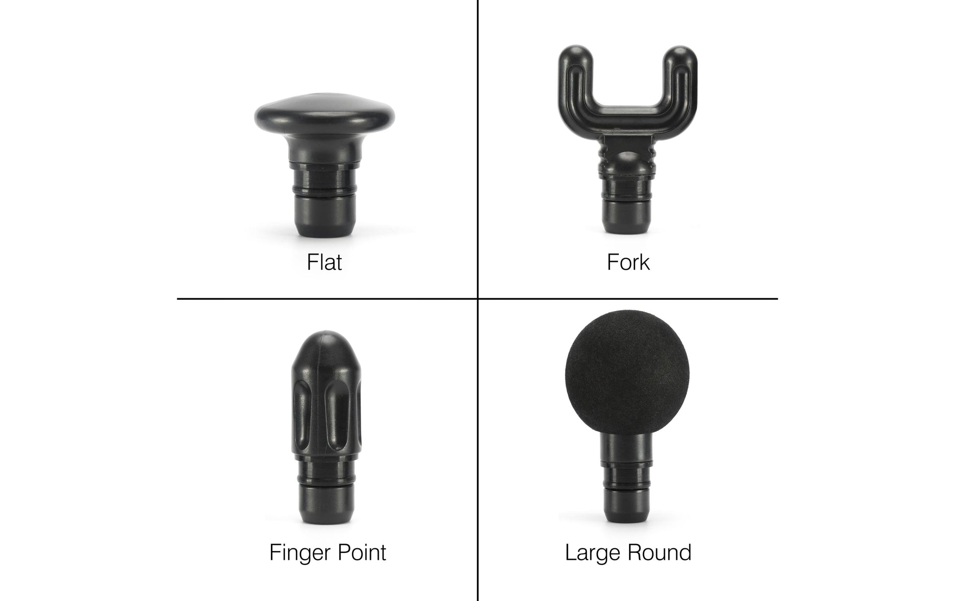 Bodi-Tek Massagepistole – schwarz, akkubetrieben, Vibrationsmassage, für Nacken