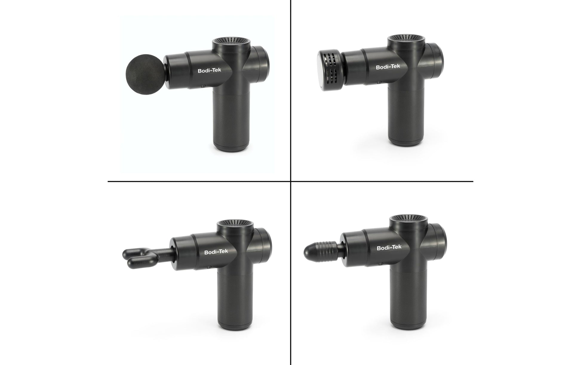 Bodi-Tek Massagepistole – Akkubetrieb, Vibrationsmassage, Schwarz