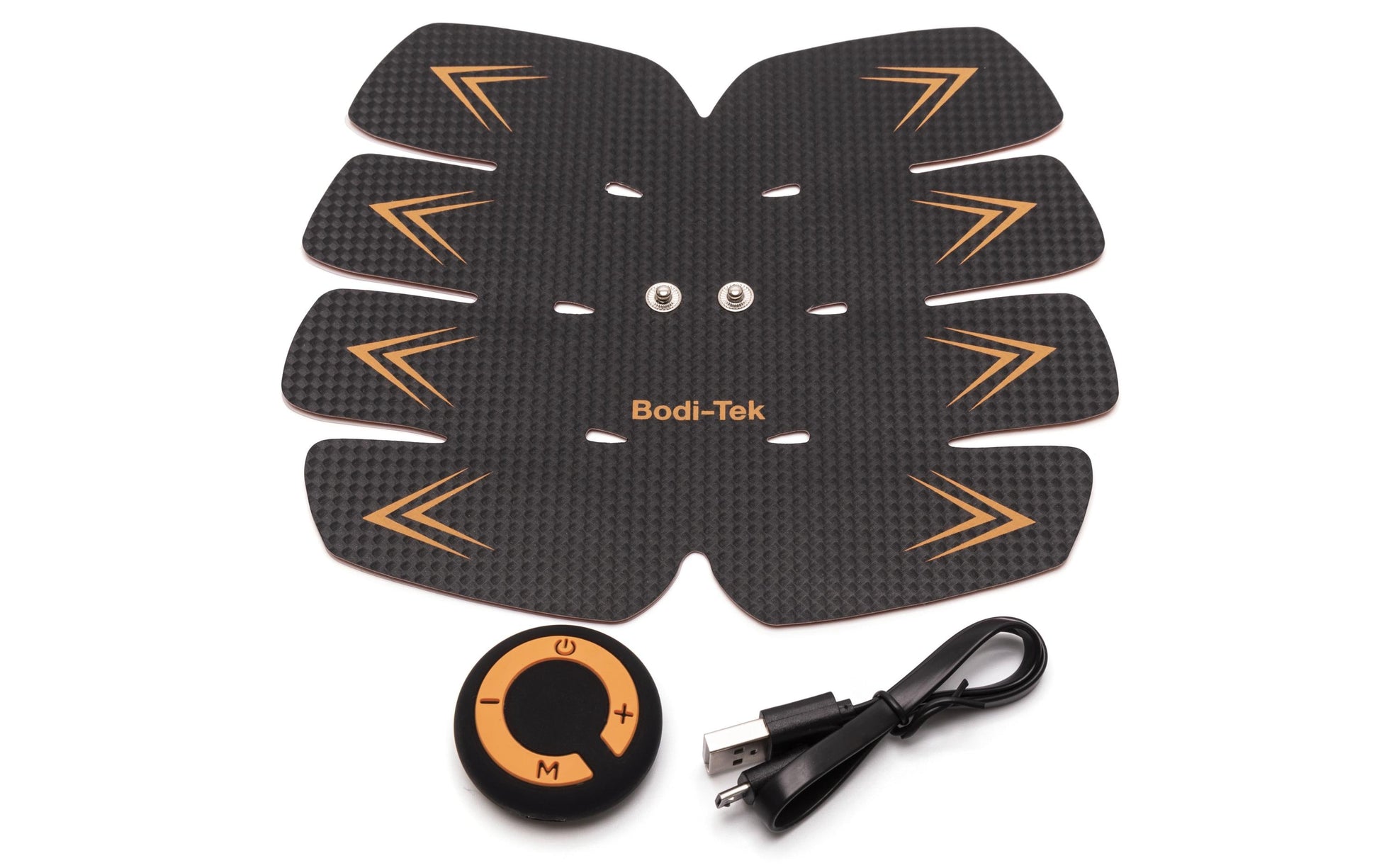 Bodi-Tek EMS-Trainer BT-ABTR5 – 8 Pads, 15 Intensitätsstufen – 19 × 16,5 cm – schwarz