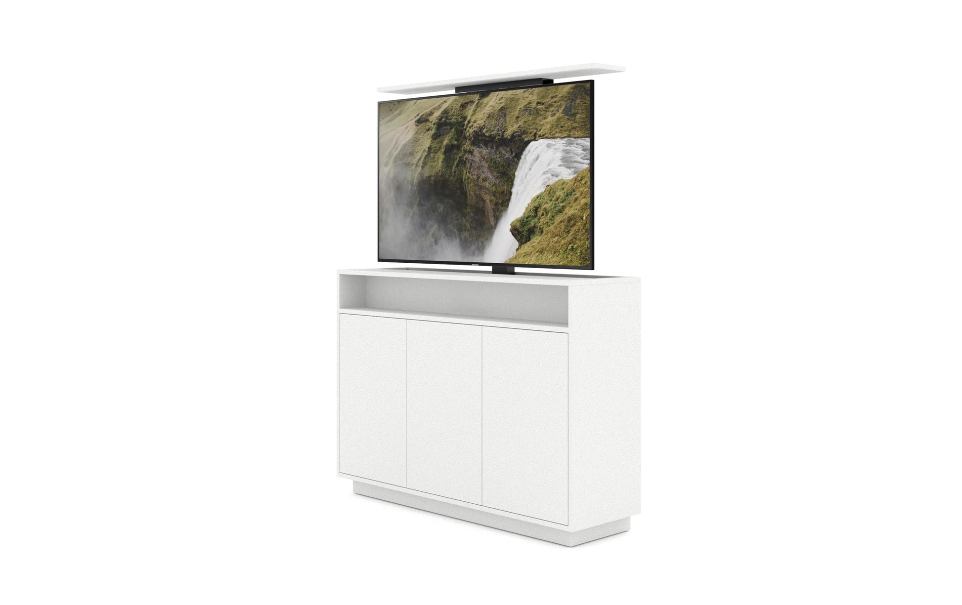 Multibrackets 4684 – Motorisierter Displayständer, bis 55", VESA 500×400, bis 50 kg, weiss