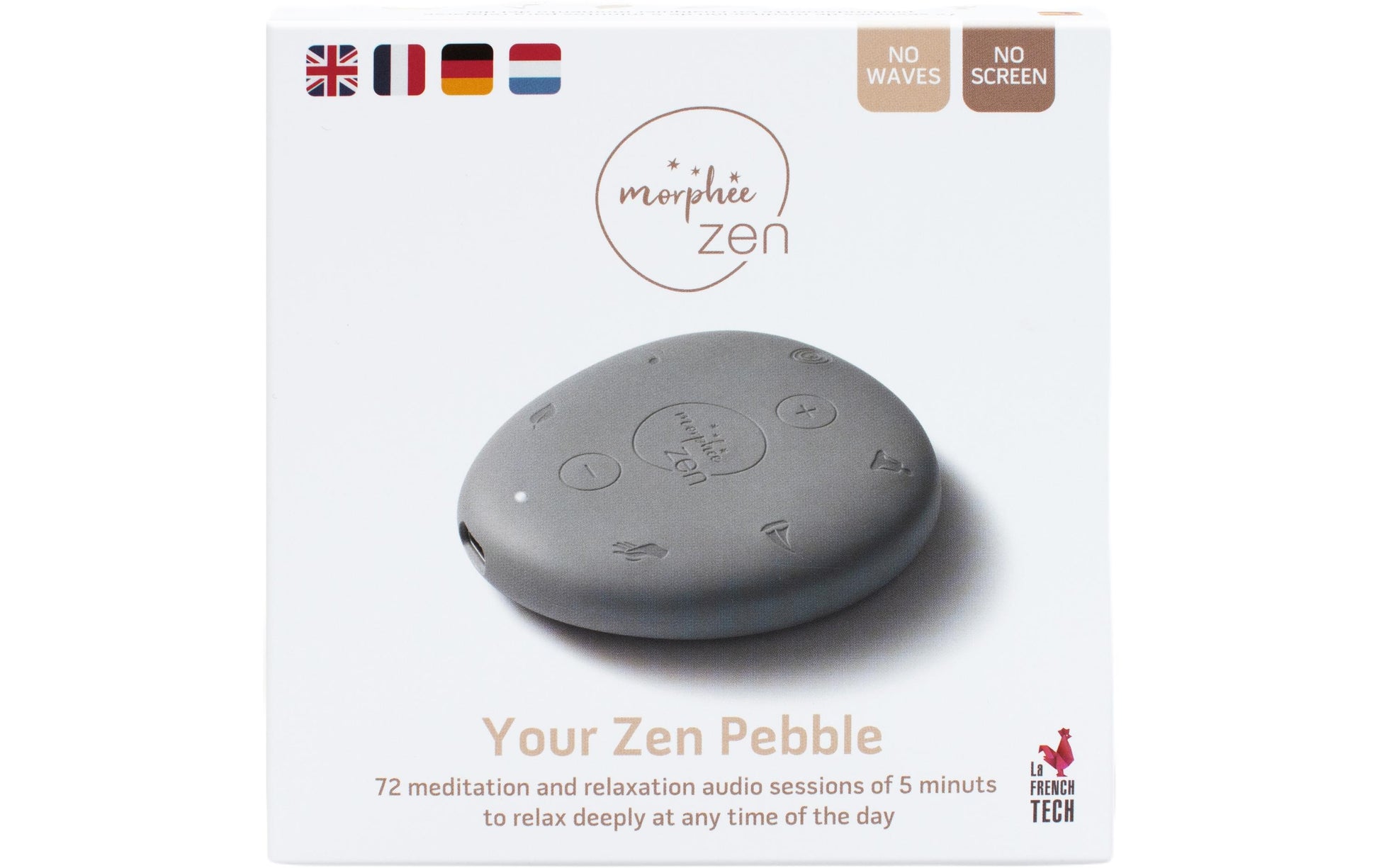 Morphee Morphée Zen – Entspannungsbox, 72 Töne, 1,3 h Akku – Grau