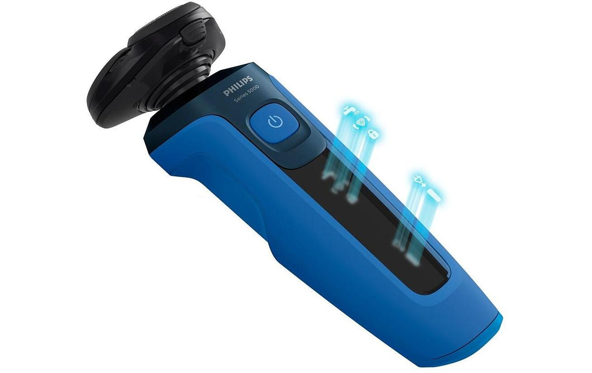 Philips Rotationsrasierer Serie 5000 S5466/17 – nass & trocken, 3 Köpfe – 45 min