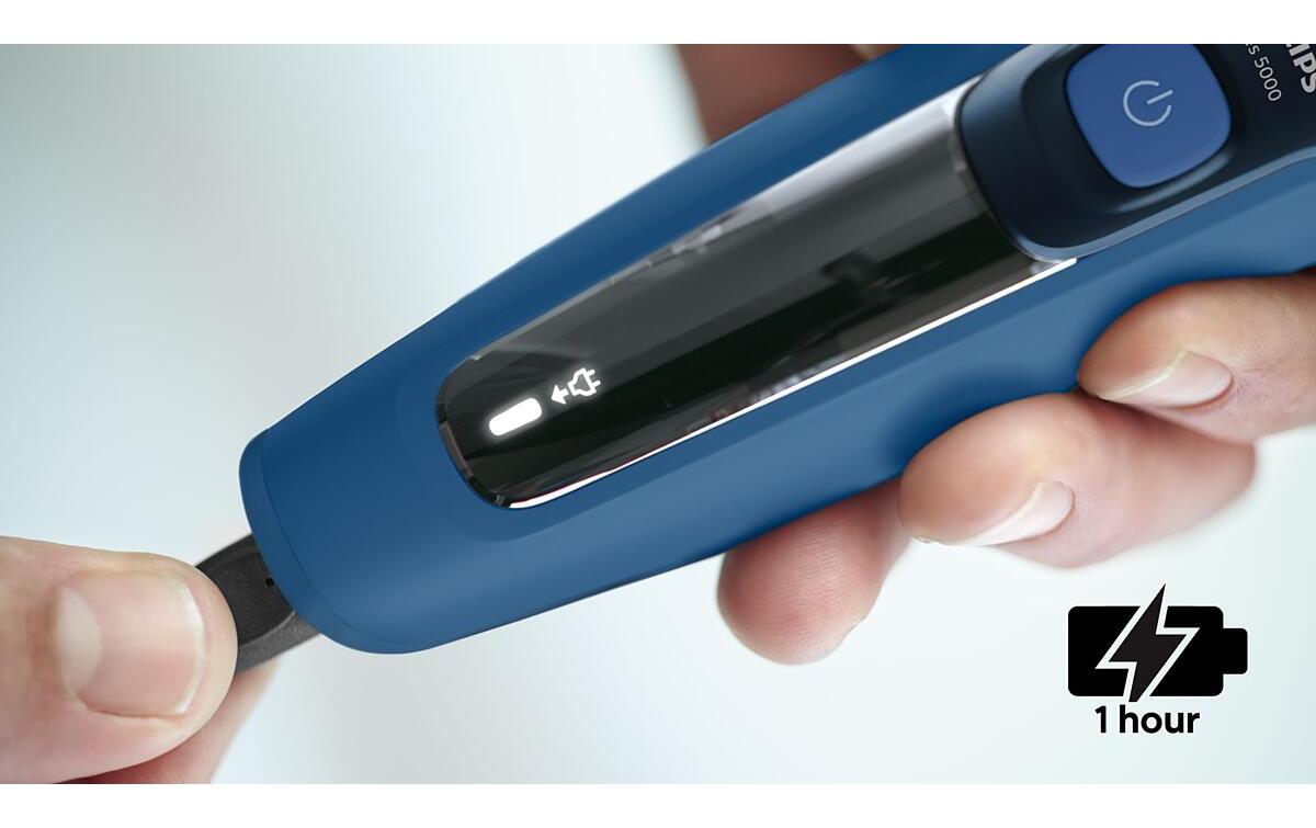 Philips Rotationsrasierer Serie 5000 S5466/17 – nass & trocken, 3 Köpfe – 45 min