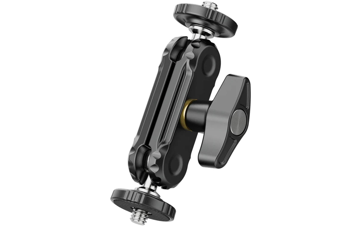 Ulanzi R102 Dual Mini Kugelgelenk – 90 mm, 1 kg Traglast, 1/4" – Schwarz