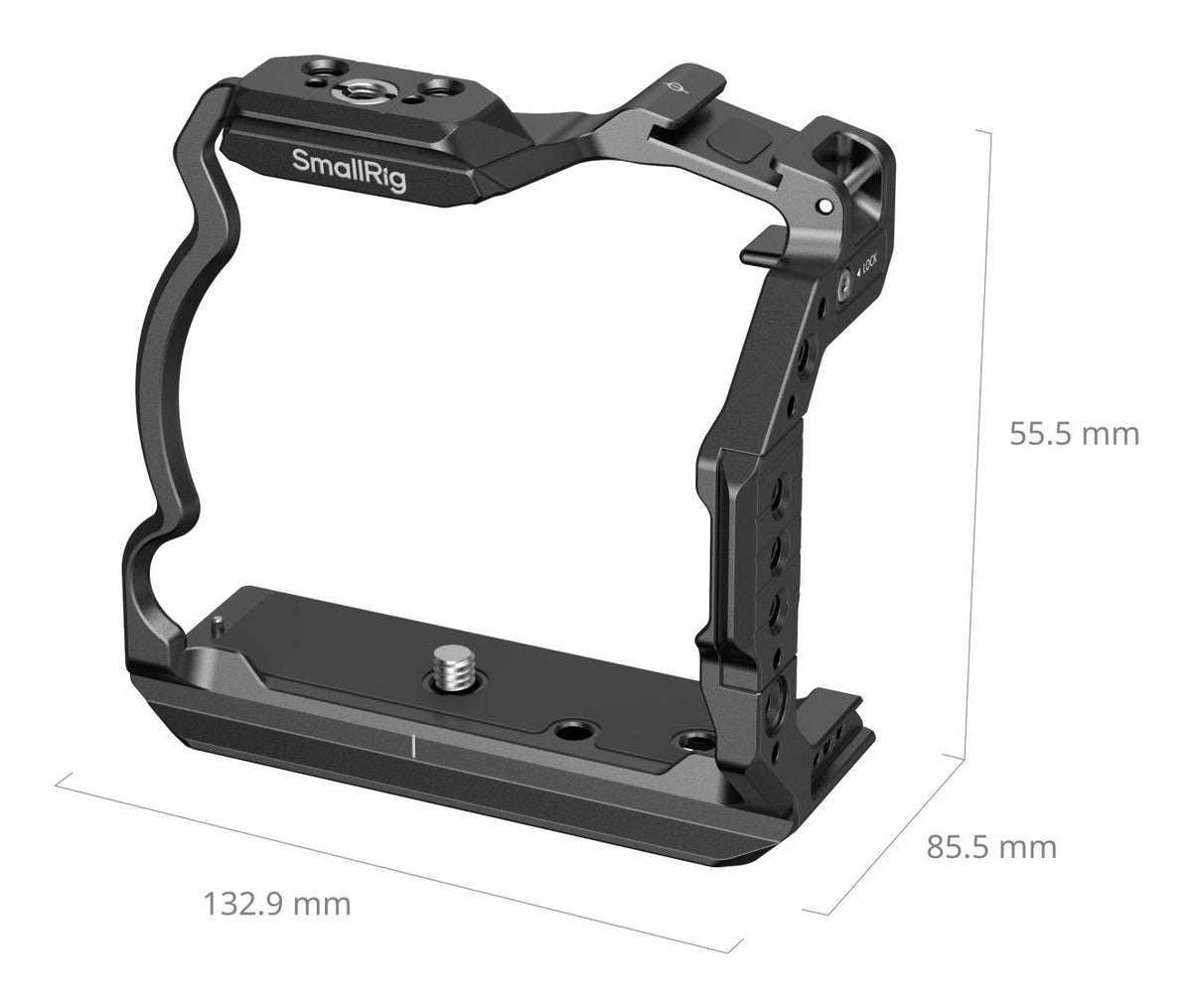 SmallRig HawkLock Schnellverschluss Halbkäfig (5953) – für Canon EOS R6 III, R6 II, R5 II – Schwarz