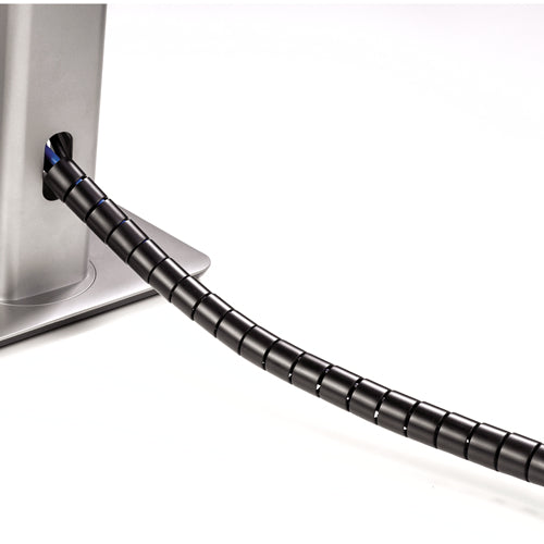 Fellowes CableZip 99439 Kabelführung – Länge 2 m, zuschneidbar, schwarz, für Kabel bis Ø 20 mm