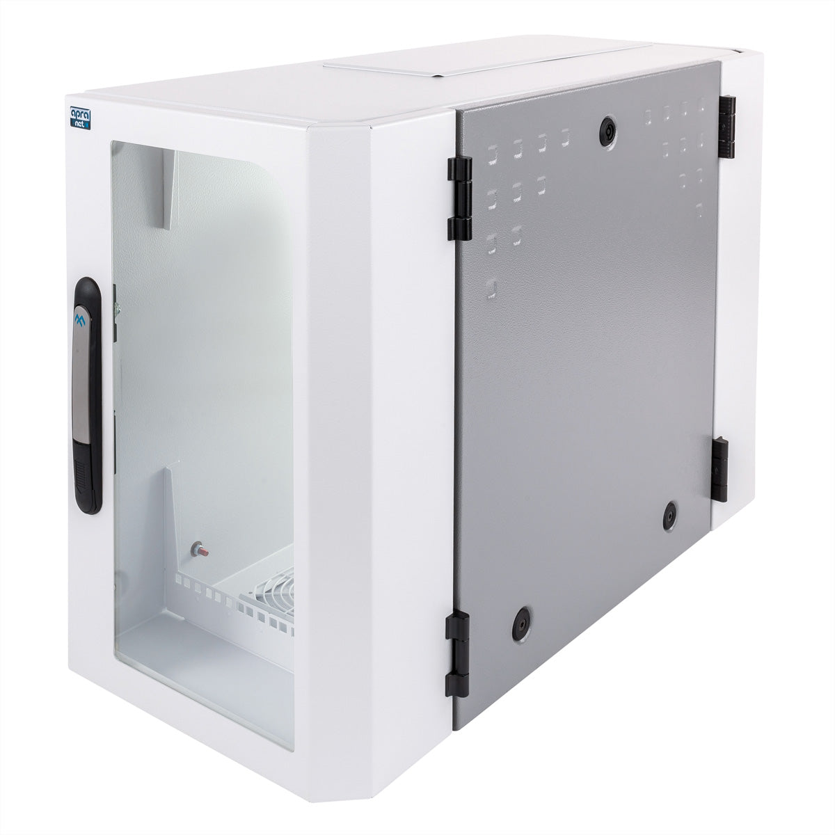Apranet VARIndustry 2.0 – 19" Wandverteiler 4U, IP54, 560 × 840 × 275 mm, Lichtgrau