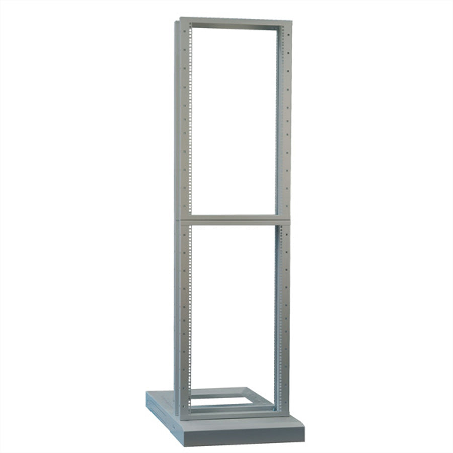 Apranet 19" Netzwerkschrank 42U, IP00, 600 × 1100 × 2100 mm, Lichtgrau, Stahl