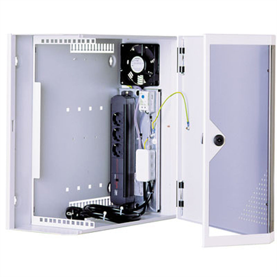 apraNET Plug & Play Modul – 19"/10" Lüftermodul – 1×Lüfter, Steckdosenleiste, für VARi 2000