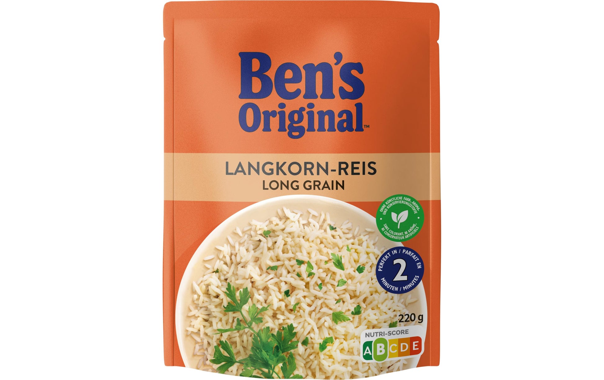 Ben's Original Express Reis Langkorn, vegan – 220 g