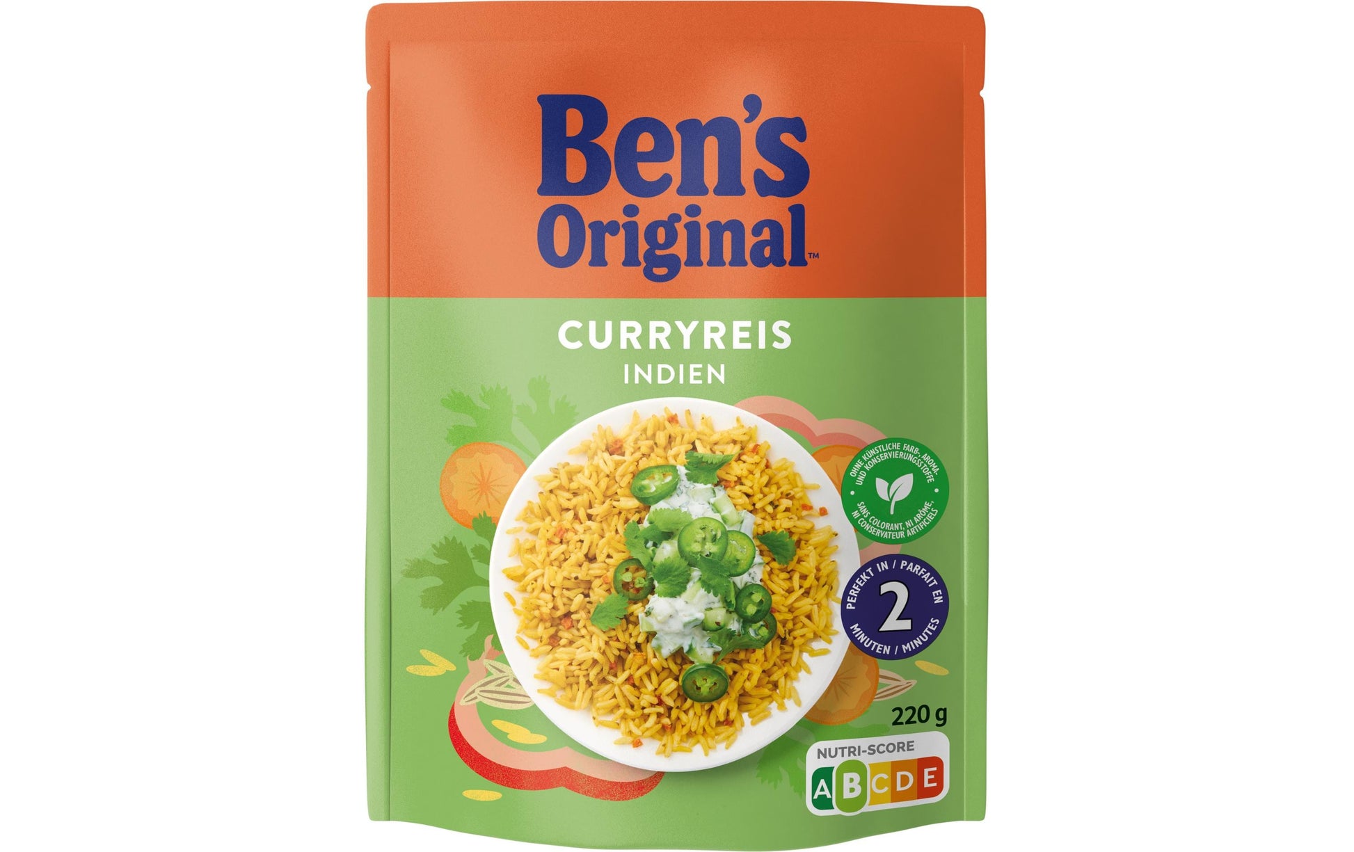 Ben's Original Express Indischer Reis, vegetarisch – 220 g